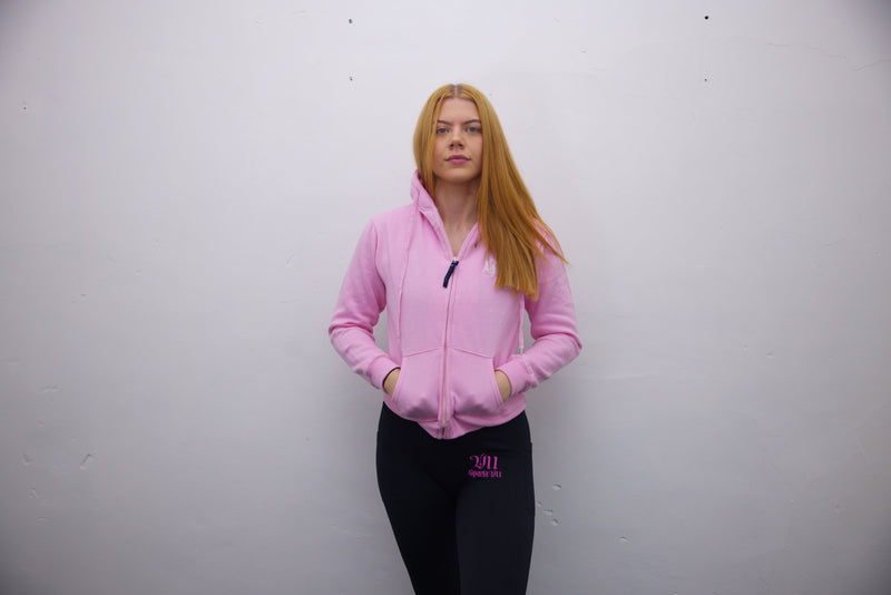 Hoodie - Pink/White Print - SpartaV11