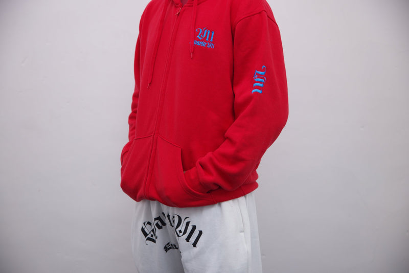Hoodie - Red/Blue Embroidery - SpartaV11