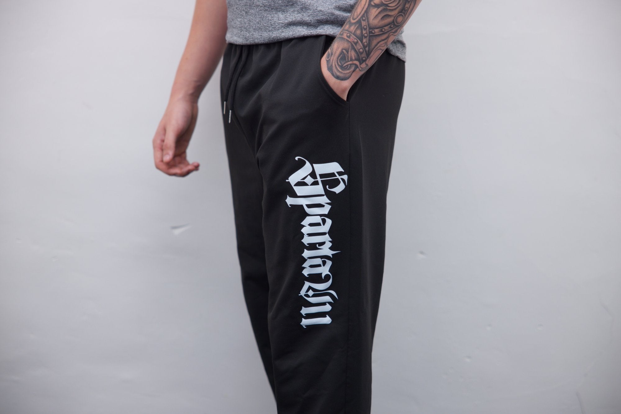 Joggers - Black/White Print - SpartaV11