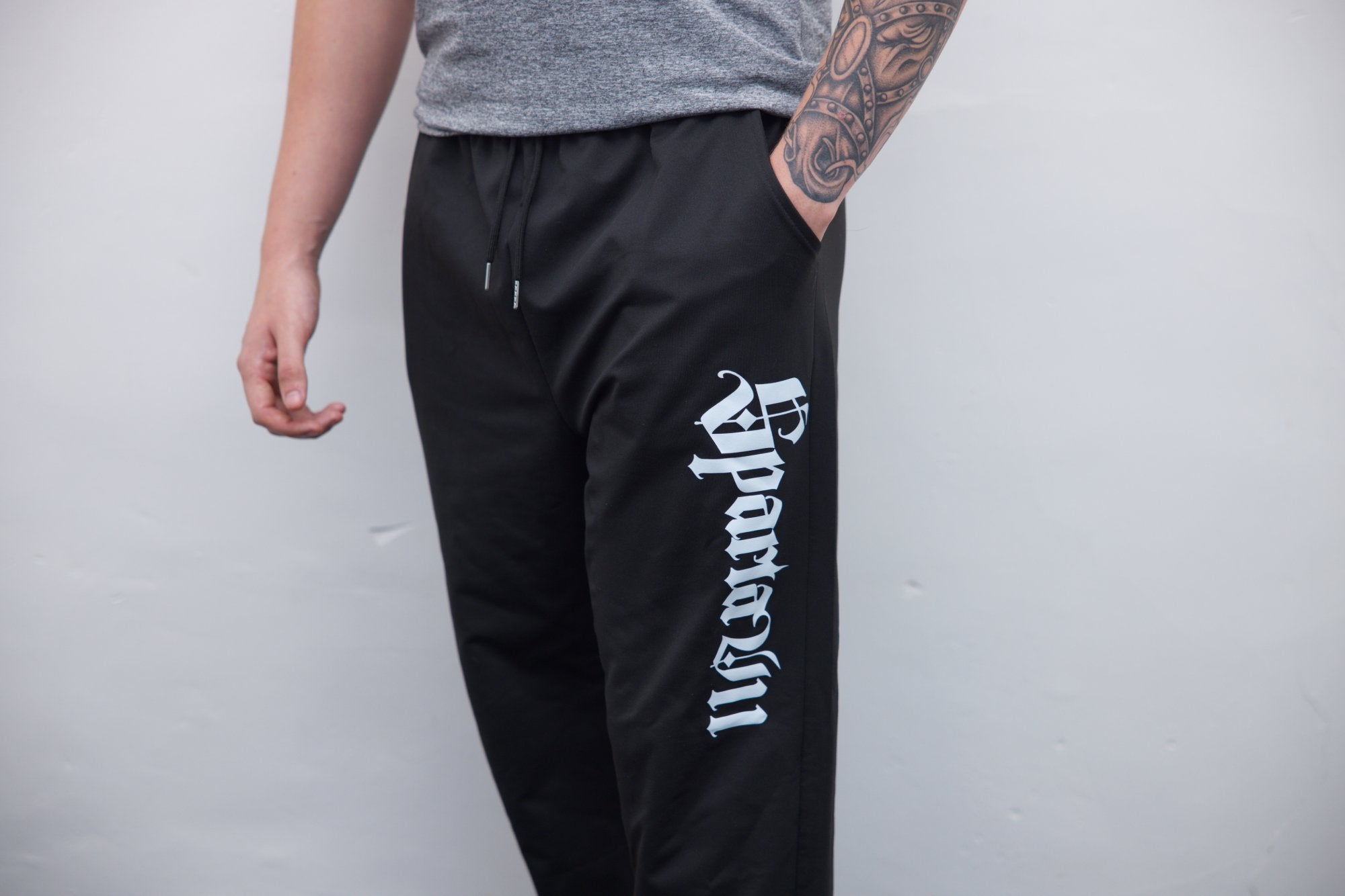 Joggers - Black/White Print - SpartaV11